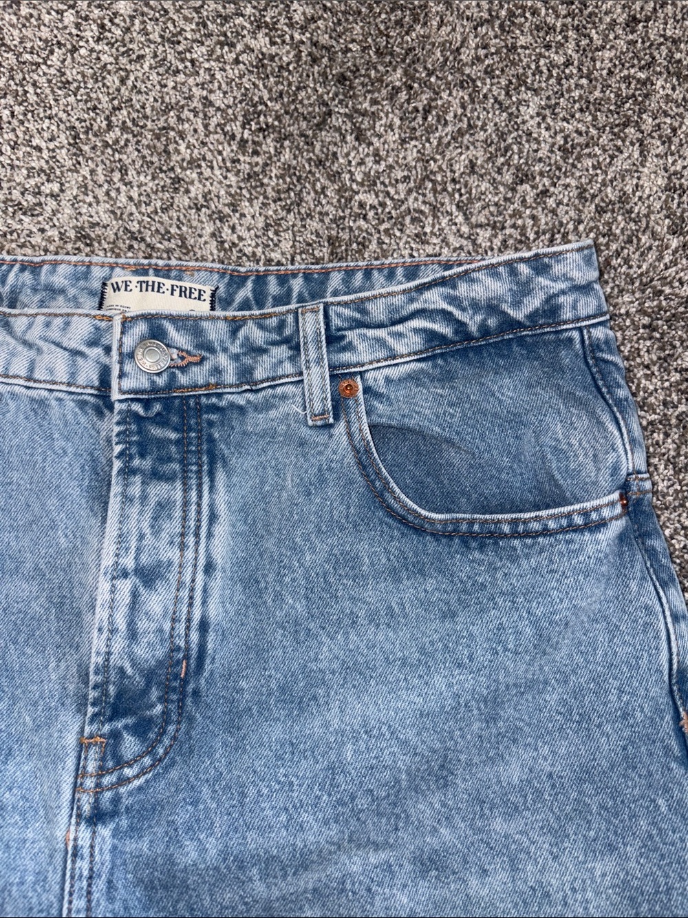 Free People We the Free Deep Trance Dropped Boyfriend Jeans - Picture 5 of 9